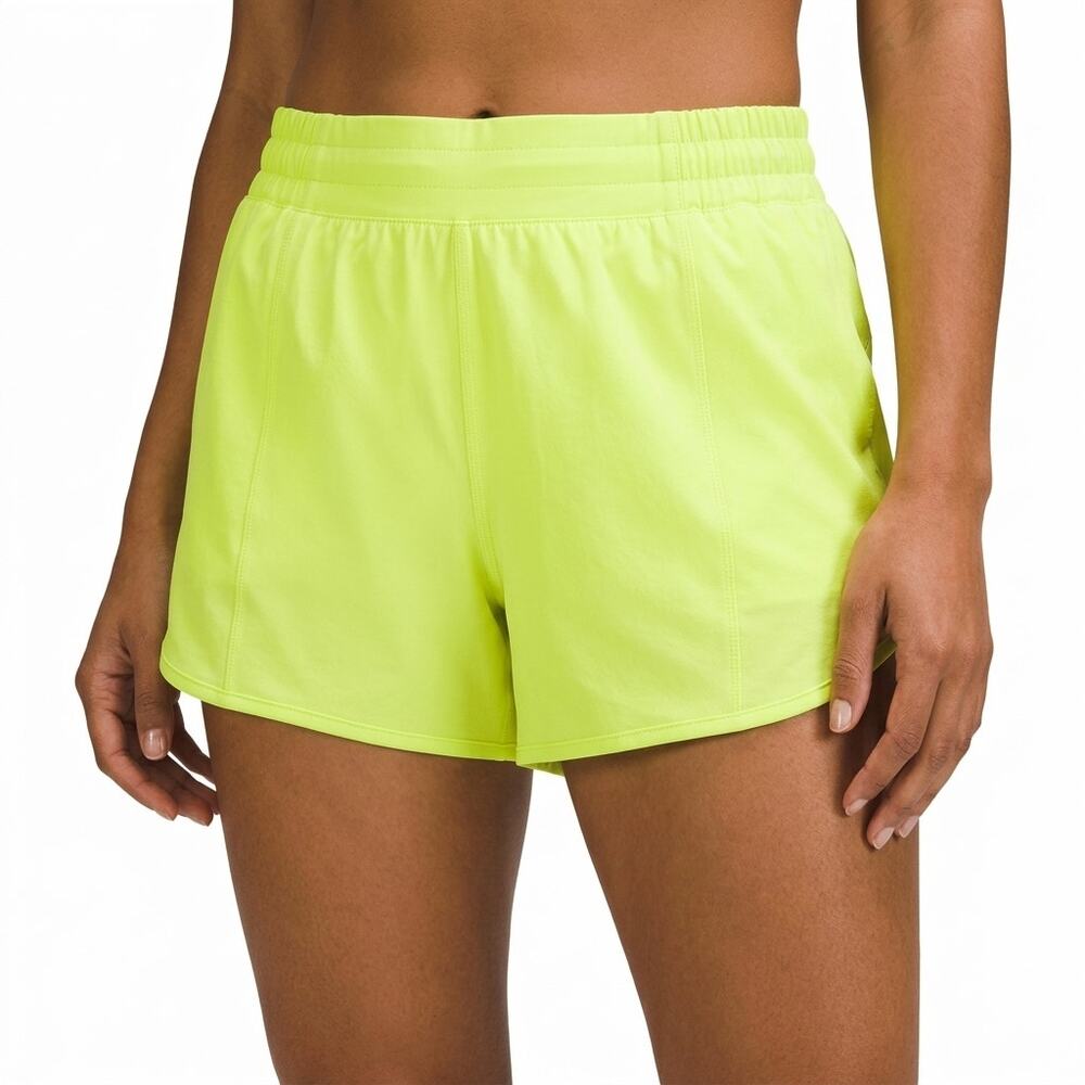 Lululemon  Yellow Lightweight Shorts Women Plus Size 6
